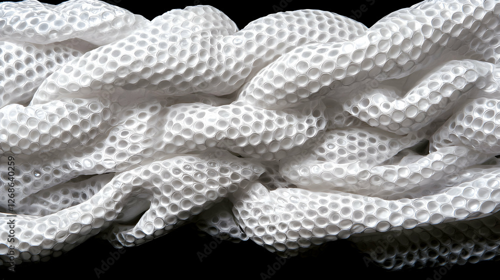 Poster white honeycomb abstract texture pattern