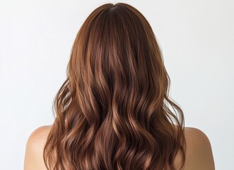 Naklejka premium long hair isolated