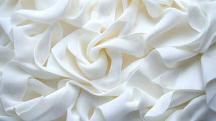 Obraz premium White Lace Fabric Texture Background