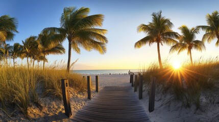 Obraz premium Sunset Paradise