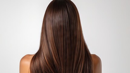 Naklejka premium woman with long hair