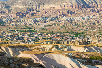 Village of Goreme in Cappadocia, Turkey