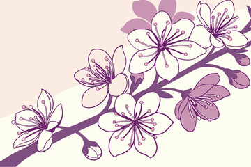 Layered blossoms in soft watercolors for a dreamy look.