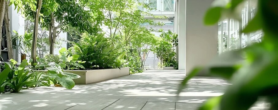 Fototapeta palm tree in the garden