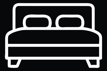 Double bed icon
