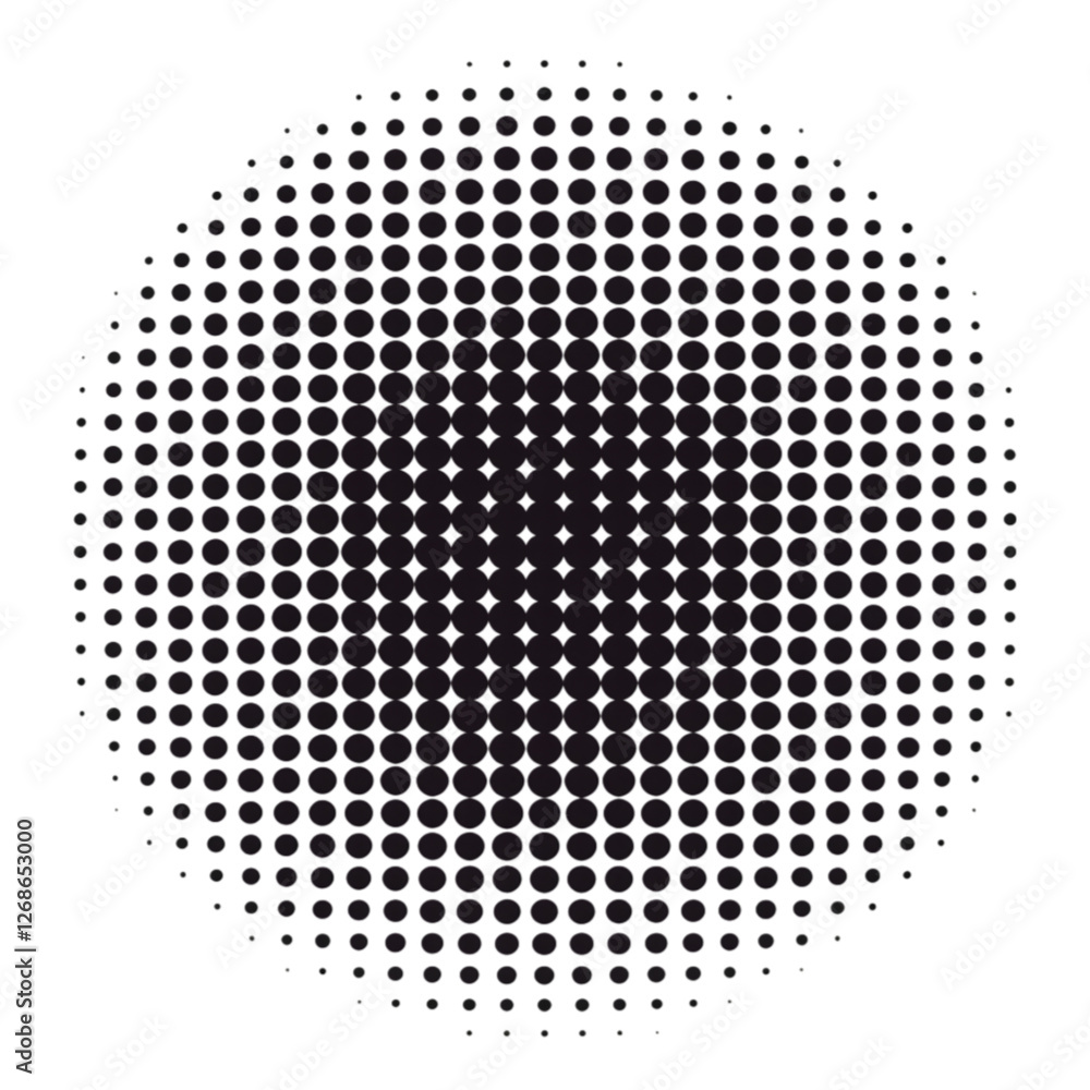 Poster abstract dotted pattern creating a visually engaging background with a modern aesthetic