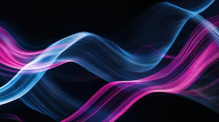 Abstract Neon Waves