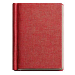  Leather Book Isolated on White Background. 