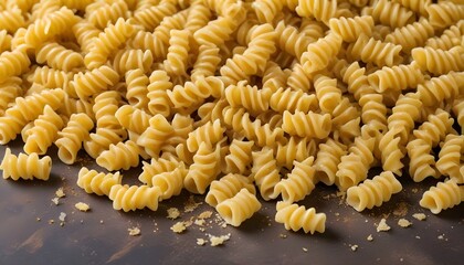 Uncooked Pasta Fusilli