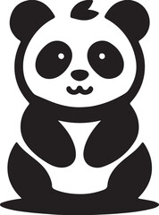cute panda vector