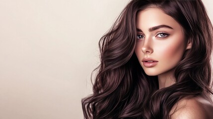 Naklejka premium portrait of a woman