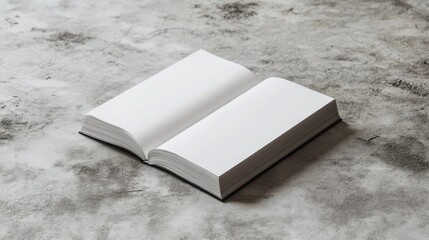 Fototapeta premium blank open book on grunge background