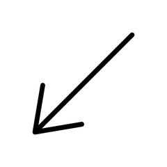 Arrow Bottom Left Icon