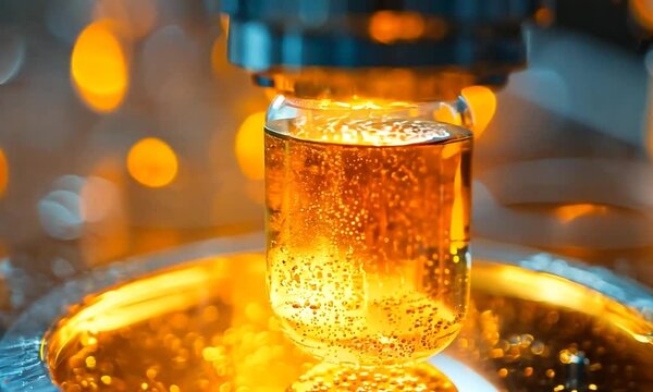 Hyper detailed Synthetic Cell Crafting Bio compatible Materials for Advanced Prosthetics in Vibrant Lab Setting