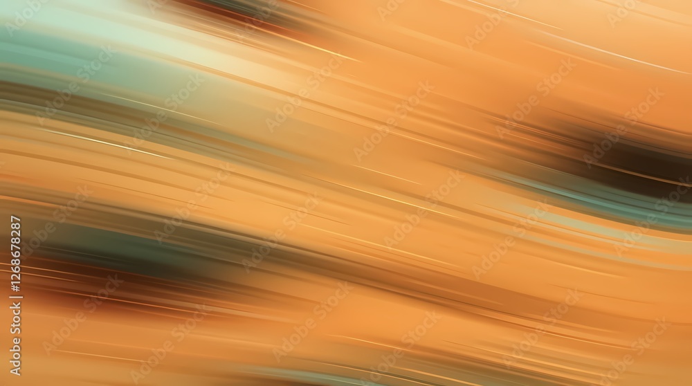 Poster beautiful abstract background with warm tones and smooth flowing lines. generative ai