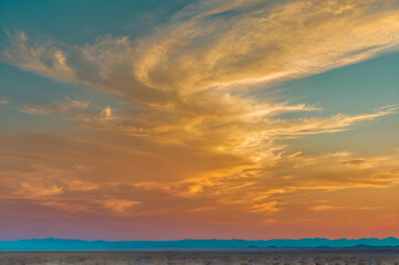 Fototapeta premium sunset over the sea