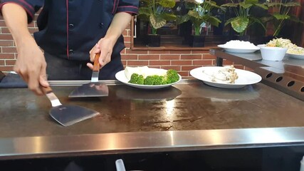 Delicious Teppanyaki in BSD City Tangerang, Banten, Indonesia on March 22 2022