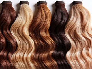 Fototapeta premium long brown hair