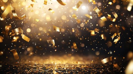 Celebratory Confetti Background