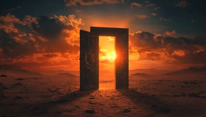 Sunset Portal: A Journey into the Unknown