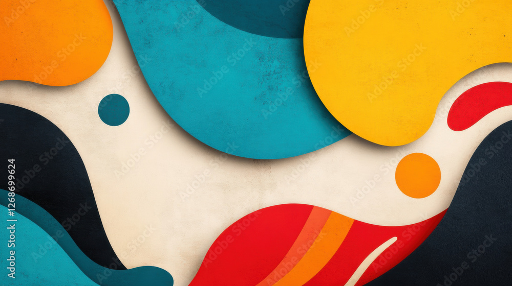 Poster india style background, solid color background image featuring chaos style from india in high fideli