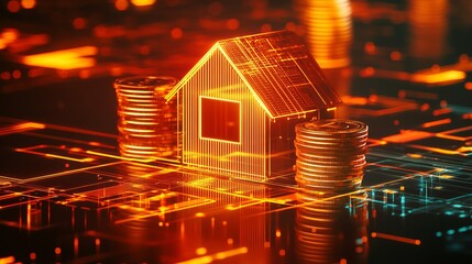 Digital Home Finance, A Technology-Driven Approach. Real Estate Investment Through Innovation, Mortgage Or Loan In The Metaverse.