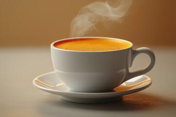 Close-up coffee warmth