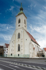 The St Martin's Cathedral (Katedrala svateho Martina). A church in Bratislava. Slovakia.
