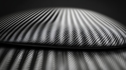 Carbon Fiber Composite Material Closeup Showing Texture