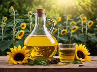 Organic sunflower oil