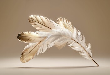 Ethereal Flight: Colorful 3D Feathers & Down - Abstract Design for Modern Interiors, Artistic Backgrounds, and Vibrant Wall Murals.