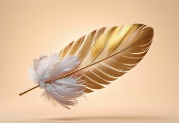 Ethereal Flight: Colorful 3D Feathers & Down - Abstract Design for Modern Interiors, Artistic Backgrounds, and Vibrant Wall Murals.