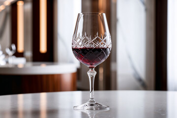 red wine in a glass