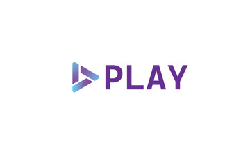 Modern Play Button Logo