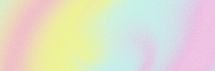 Bright gradient background with light pink, blue and yellow hues. The design is perfect for banners, posters, headlines and covers.