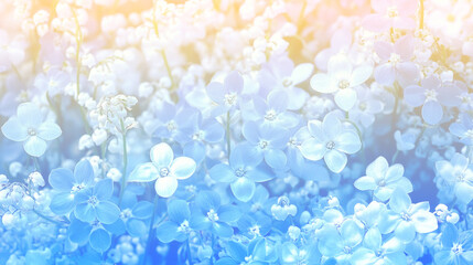 Gentle blurred background with silhouette of leaves in pastel colors © Lera Kozlova