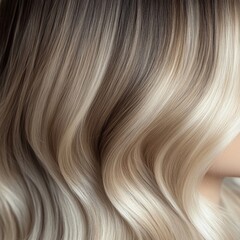Fototapeta premium long blond hair
