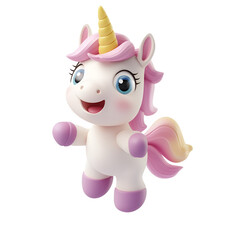 baby unicorn jumping © ZeZe