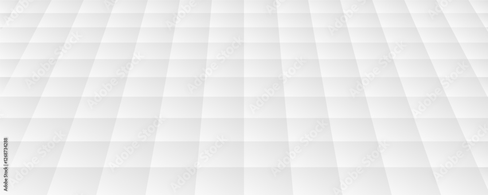 Poster white background with abstract gradient color geometric shape graphic design decoration