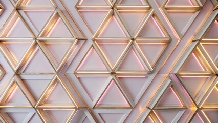Obraz premium Geometric Triangle Pattern Background