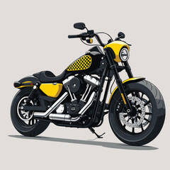 motorbike vector for graphic design