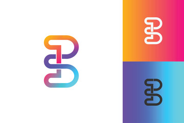 B Letter  logo Design, Logo Design graphic Conception, logo icon template graphic art, vector illustration design.