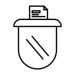 Document Trash Icon