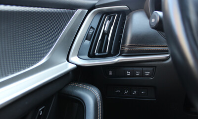 Button block for controlling additional safety and comfort systems in a car with expensive...