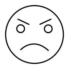 Angry Emoji Icon