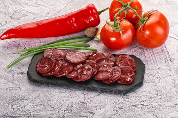 Wild Bear meat homemade sausages