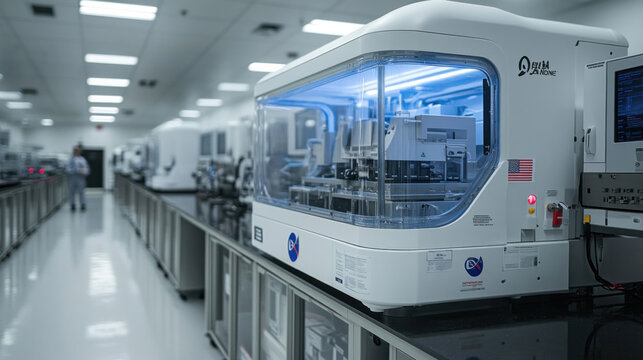 Research lab featuring scientists testing advanced robotics for space exploration missions