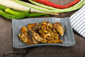 Roasted Tuna fish with spices