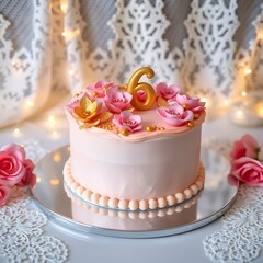Sixth 6th birthday cake