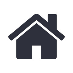 Home icon fill black design